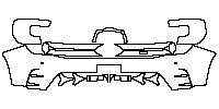 Ford Ranger (EU) MS-RT 2025 - Bumper+Headlamp (with 2 PDC)