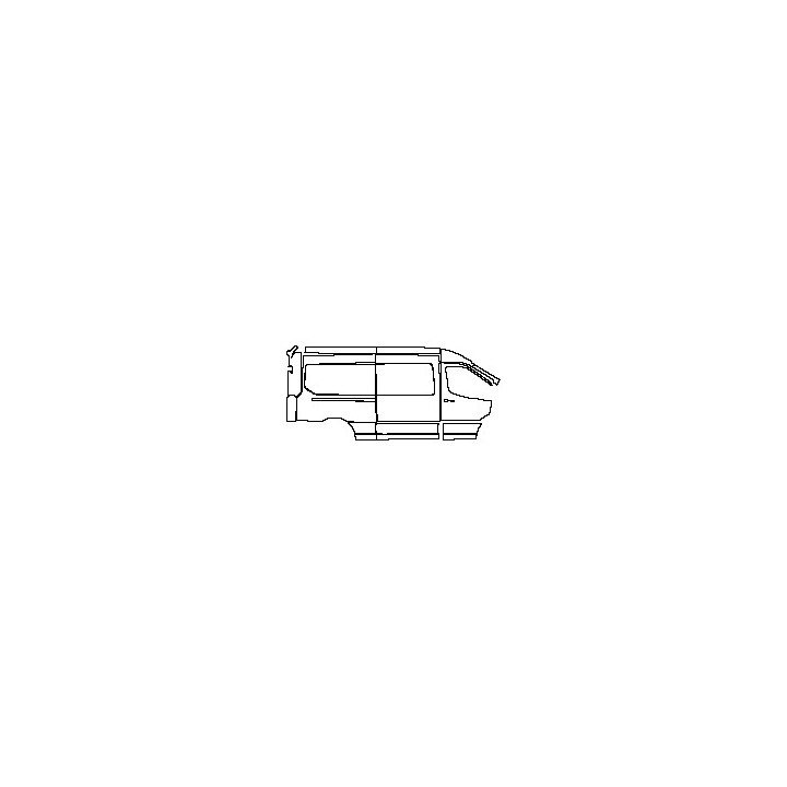 Ford Transit (US) Exterior 2023 - (right) Door+Rear Fender+Side Skirt