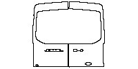 Ford Transit (US) Exterior 2023 - Trunk Lid (with ''ETRANSIT'' emblem)