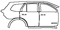 (right) Door+Rear Fender+Side Skirt