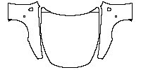Ferrari Roma Coupe 2020 - Hood+Fender (split)