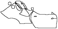 Ferrari SF90 Spider 2020 - (right) Door+Rear Fender