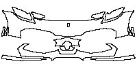Ferrari 296 GTB 2023 - Bumper+Headlamp (Standard configuration,with cruise radar,without Camera)