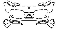 Ferrari 296 GTB 2023 - Bumper+Headlamp (with Assetto Fiorano option,without cruise radar)
