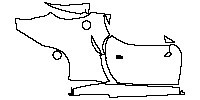 Ferrari 296 GTB 2023 - (right) Door+Side Skirt+Rear Fender