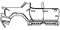 GMC Hummer EV Pickup 2021 - (right)Door+Side Skirt+Rear Fender (with''HEV''emblem on front door)