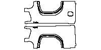 GMC Sierra 1500 Crew Cab 2019 - box (for 79.44 inch,with ''4X4'' emblem)