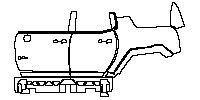 GMC Hummer EV SUV 2021 - (left) Door+Rear Fender+Side Skirt (with ''HEV'' emblem on front door)