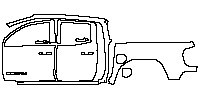 (left) Door+Rear Fender+Side Skirt
