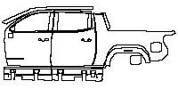 (left) Door+Rear Fender+Side Skirt