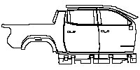 (right) Door+Rear Fender+Side Skirt