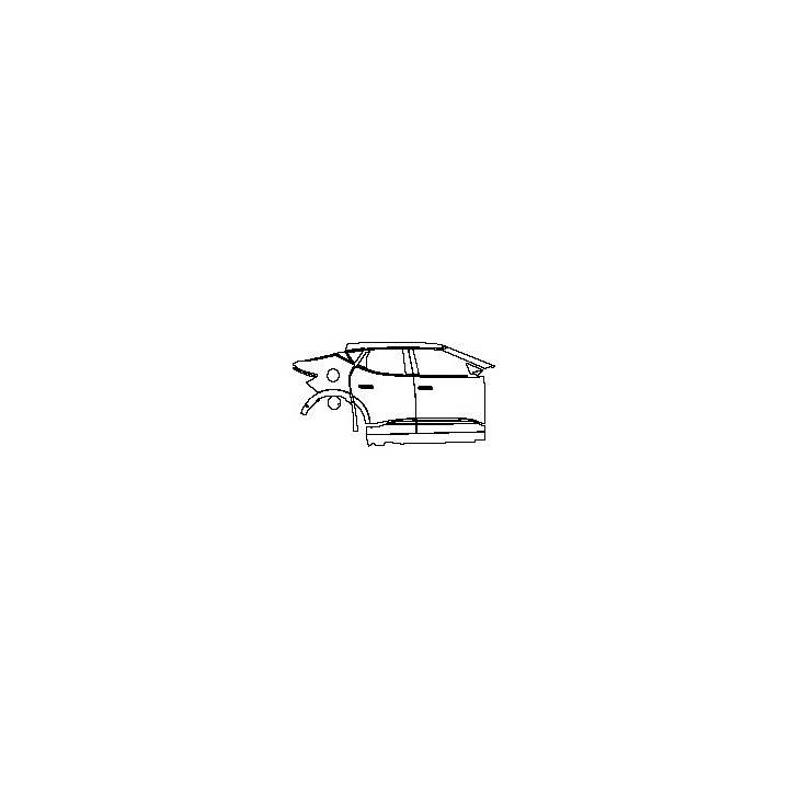 Genesis GV60 Exterior 2023 - (right)Door+Side Skirt+Rear Fender