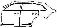 Geely Monjaro Exterior 2021 - (left) Door+Rear Fender+Side Skirt