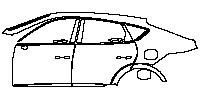 (left) Door+Rear Fender+Side Skirt