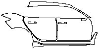 (right)Door+Side Skirt+Rear Fender