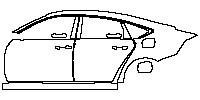 (left) Door+Rear Fender+Side Skirt