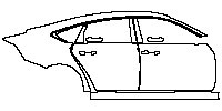 (right) Door+Rear Fender+Side Skirt