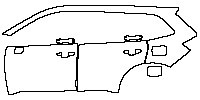 (left) Door+Rear Fender+Side Skirt