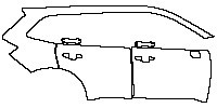 (right) Door+Rear Fender+Side Skirt