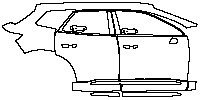 (right) Door+Rear Fender+Side Skirt
