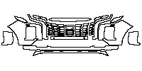 Hyundai Palisade Exterior 2023 - Bumper+Headlamp (with 4 PDC)
