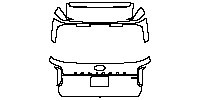 Hyundai Palisade Exterior 2023 - Trunk Lid (with ''PALISADE'' , ''HTRAC'' emblems)