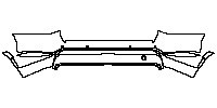 Hyundai Palisade Exterior 2023 - Rear Bumper (with 4 PDC , with Splash Guards)