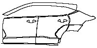 (left) Door+Rear Fender+Side Skirt