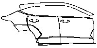 (right) Door+Rear Fender+Side Skirt