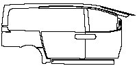 Hyundai Staria Exterior 2023 - (right) Door+Rear Fender+Side Skirt
