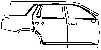 (right) Door+Side Skirt+Rear Fender