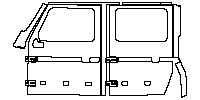 INEOS Grenadier Quatermaster 2024 - (left) Door+Rear Fender