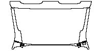 INEOS Grenadier Quatermaster 2024 - A-pillar+Roof (front) (without snorkle , with sunroof)