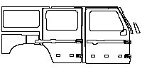 (right) Door+Rear Fender+Side Skirt
