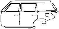 (left) Door+Rear Fender+Side Skirt