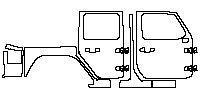 (right) Door+Side Skirt+Rear Fender