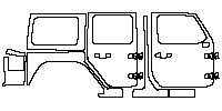 (right) Door+Side Skirt+Rear Fender
