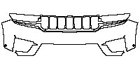 JEEP Grand Cherokee Grand Cherokee (2-row) 2023 - Bumper+Headlamp