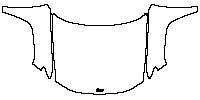 JEEP Grand Cherokee Grand Cherokee (2-row) 2023 - Hood+Fender (without Wheel Flare)