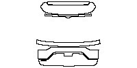 JEEP Grand Cherokee Grand Cherokee (2-row) 2023 - Trunk Lid (with ''4×4'' emblem)