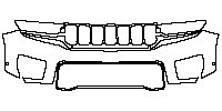 JEEP Grand Cherokee Grand Cherokee (2-row) 2023 - Bumper+Headlamp