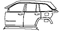 (left)Door+Side Skirt+Rear Fender