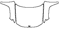 JEEP Grand Cherokee Grand Cherokee L (3-row) 2021 - Hood+Fender (wituout Wheel Flare)