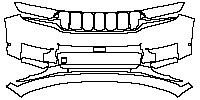 JEEP Grand Cherokee Grand Cherokee L (3-row) 2021 - Bumper+Headlamp