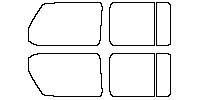 JEEP Gladiator Window 2020 - Side Window