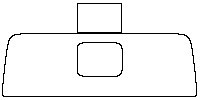 JEEP Gladiator Window 2020 - Rear Window (with Freedom Top Three-Piece Hardtop)