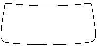Jetour T2 (ME) Window 2023 - Windshield (without mirror cutout)