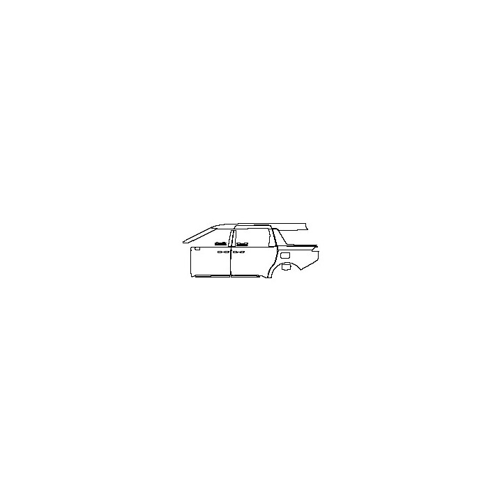 KIA Carnival (US) SX 2023 - (left) Door+Rear Fender+Side Skirt
