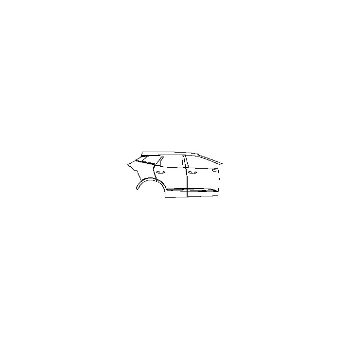 KIA Sportage (US) Exterior 2023 - (right) Door+Rear Fender+Side Skirt