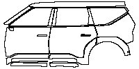 (left) Door+Rear Fender+Side Skirt
